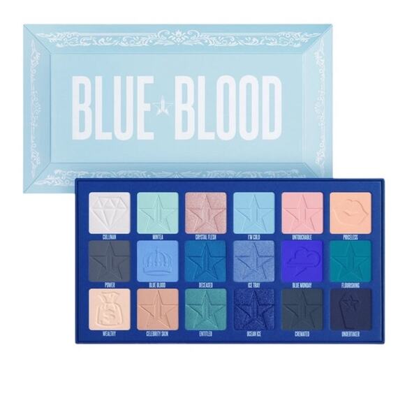 Jeffree Star Cosmetics Blue Blood Artistry Eyeshadow Palette - NEW - Picture 6 of 10